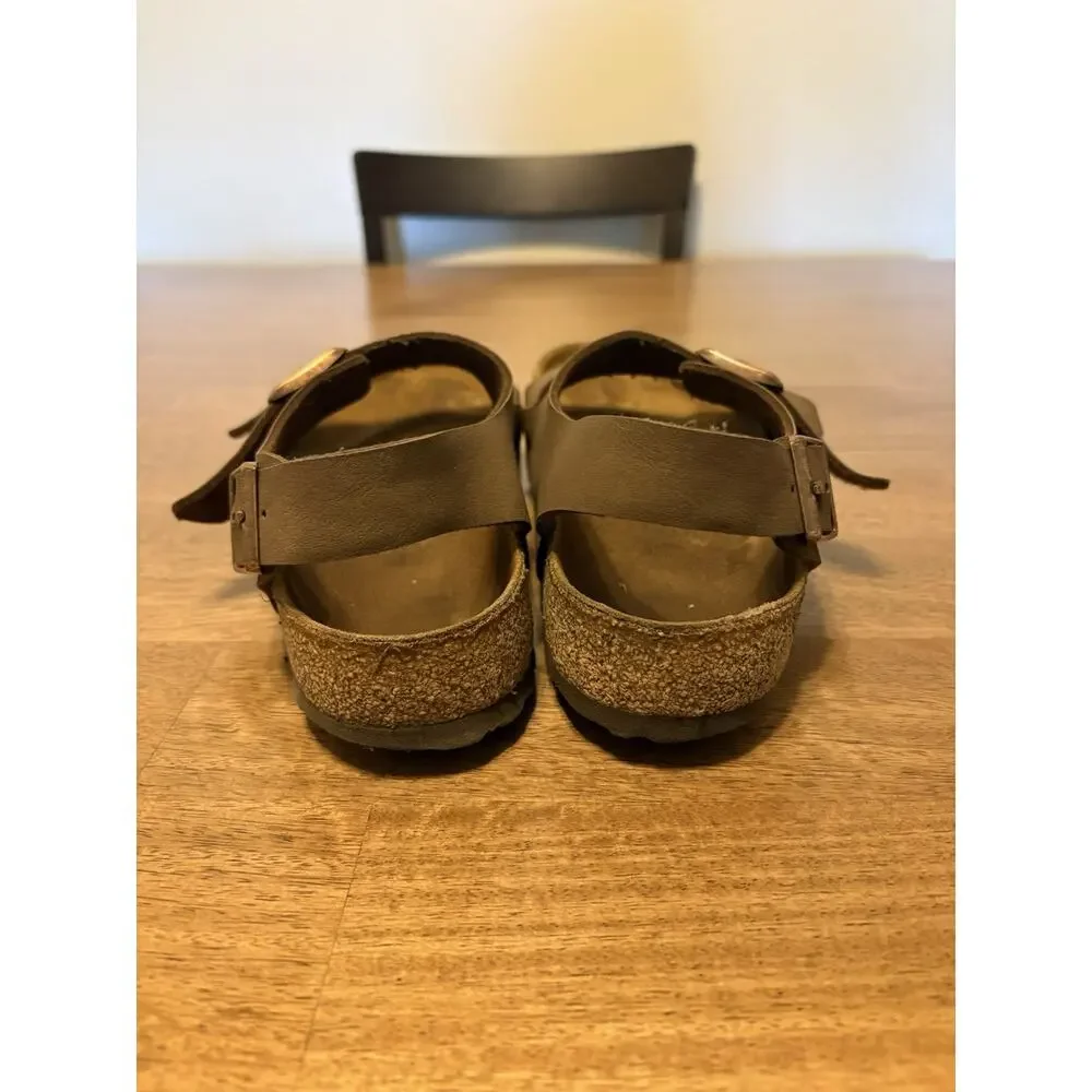 Birkenstock Milano Birkibuc Mocha Men's Sandals Size EU 42 US 9-9.5